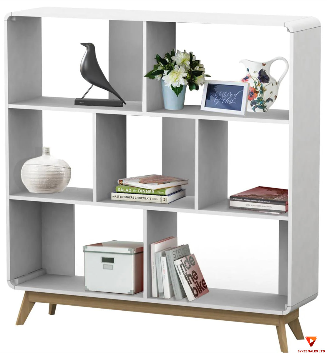 Cratis bookcase with 7 open compartments