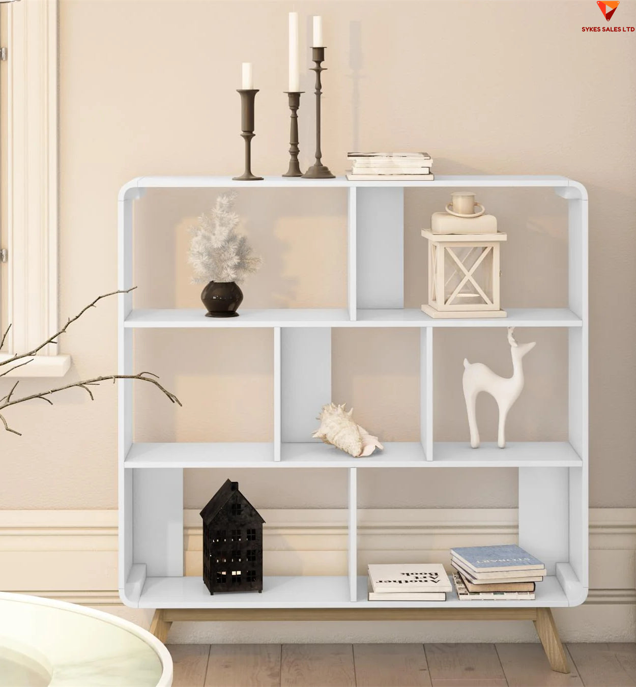 Cratis bookcase with 7 open compartments