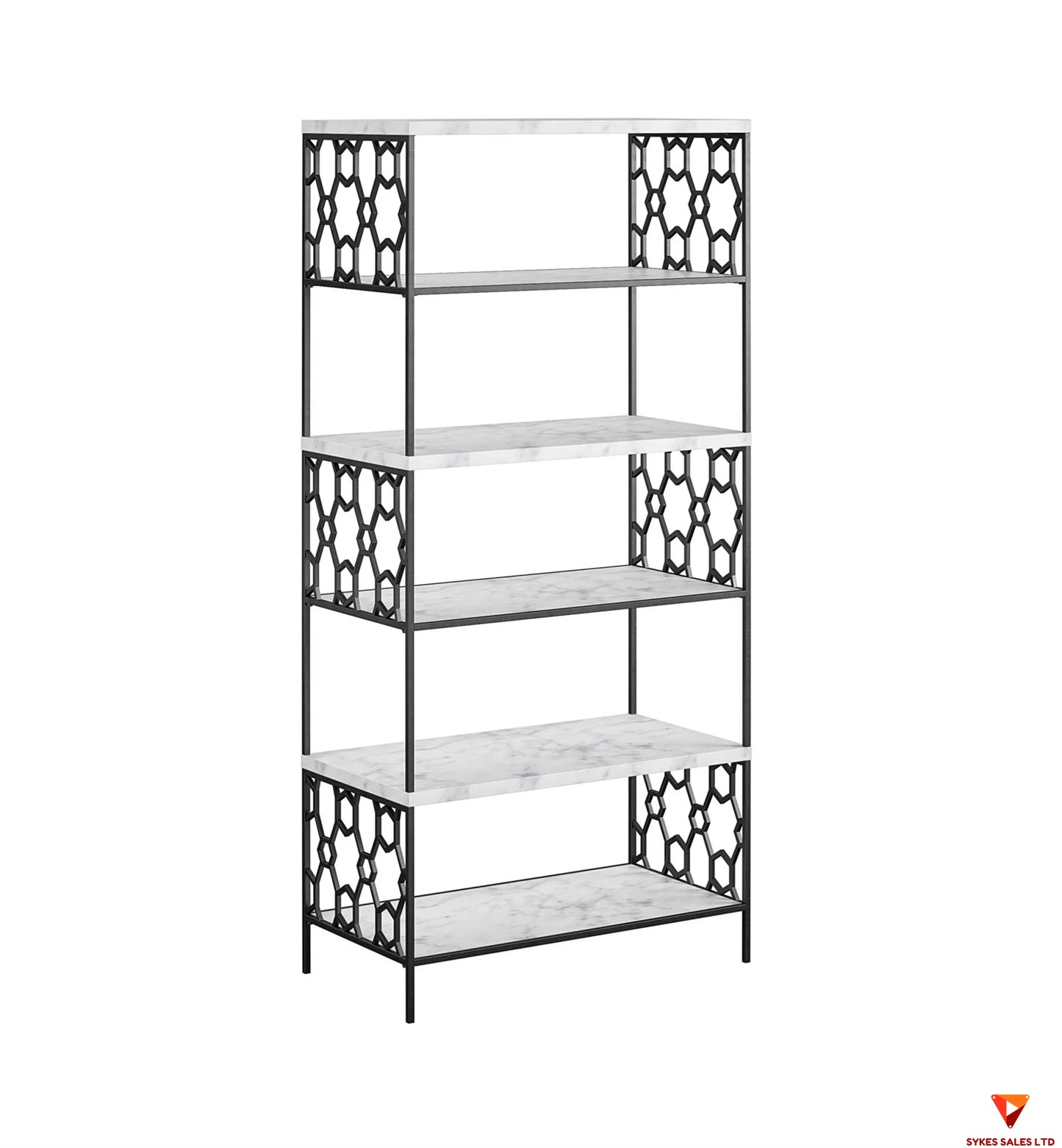 Gervais 5-shelf bookcase